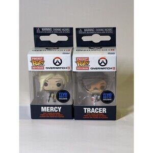 Funko Pocket Pop! Keychain Overwatch 2 Mercy Tracer 5B Five Below Exclusive 2pk